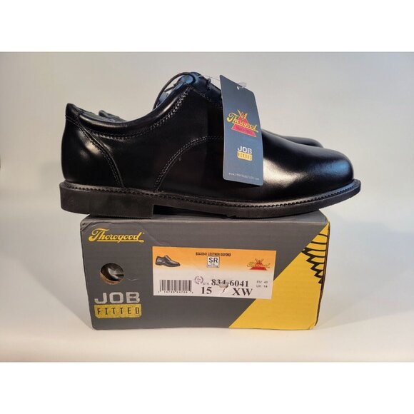 Thorogood Other - Thorogood Leather Oxford Dress Shoes Mens Size 15 XW Extra Wide Black 834-6041